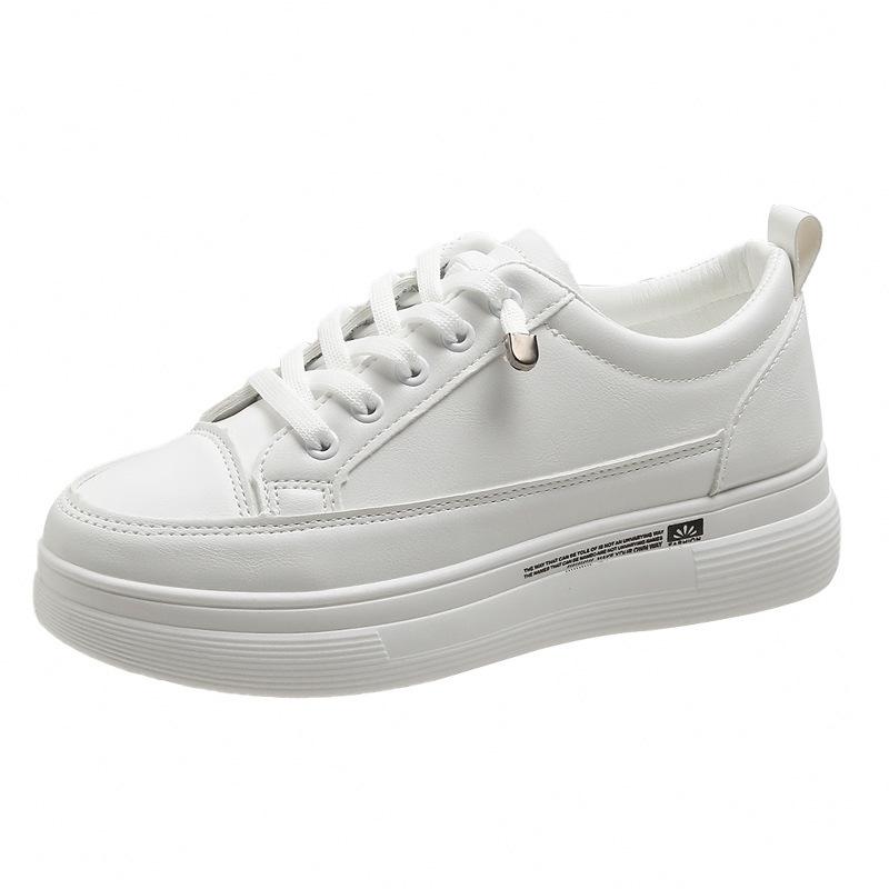 Foreign trade sports shoes women's muffin high-top shoes small inner height increase casual white shoes women