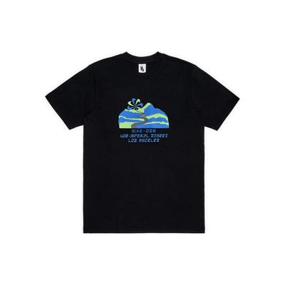 X Lab X Dover Street Market DSM Scenic Print Straight-Cut Crewneck T-Shirt Men Tops Black AT1770-010