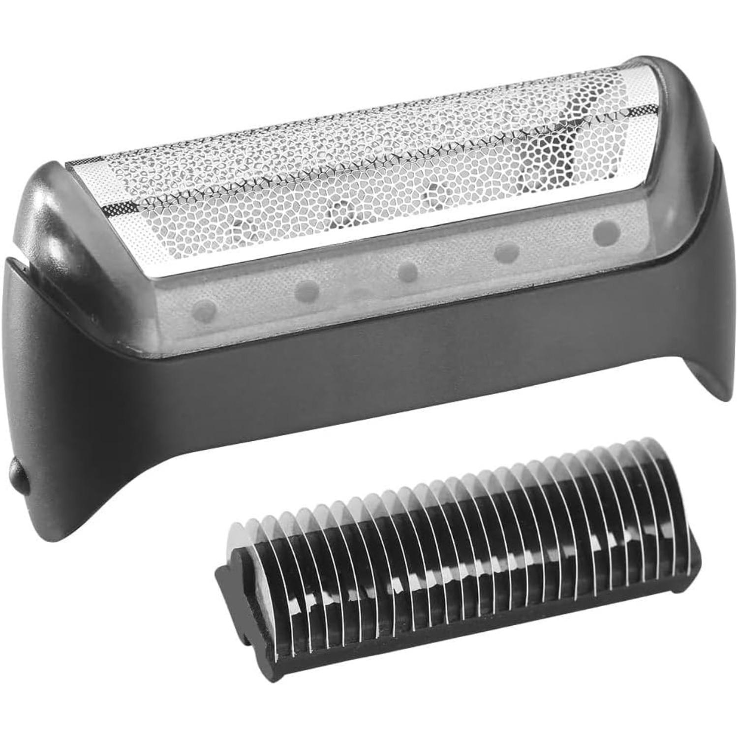 New 10B Replacement Foil & Cutter Set fit for BRAU* 10B,20B,1000,2000 Series Shaver Head Set Replacement Parts Compatible with 180 190 1735 1775 5728 чёрный