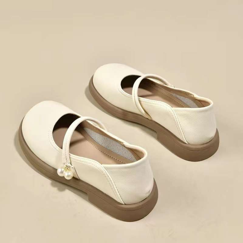 Mary Jane shoes small leather shoes spring and summer single shoes 2025 new two-wear loafers gentle wind casual shoes comfortable