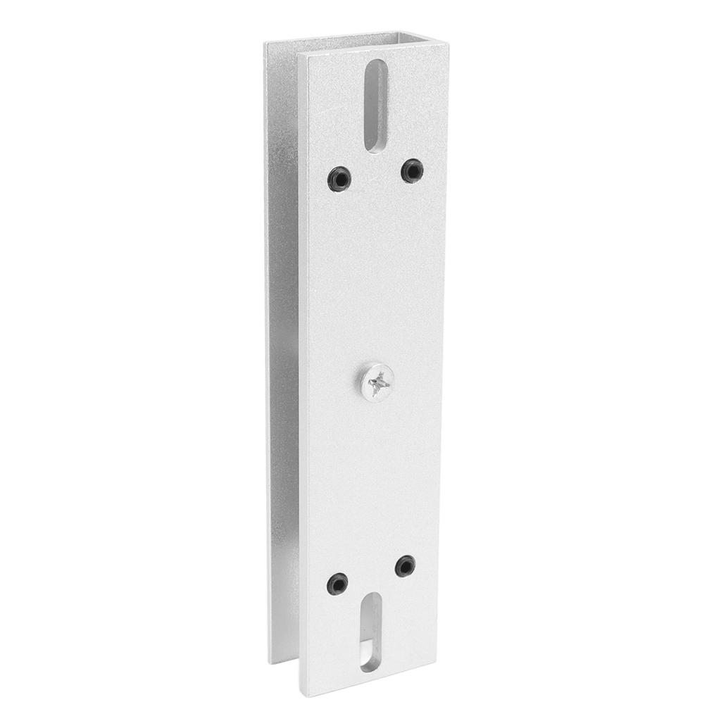 U Shape Bracket for Magnetic Lock Aluminum Alloy 617LBS Capacity Lightweight for Glass Metal Wood