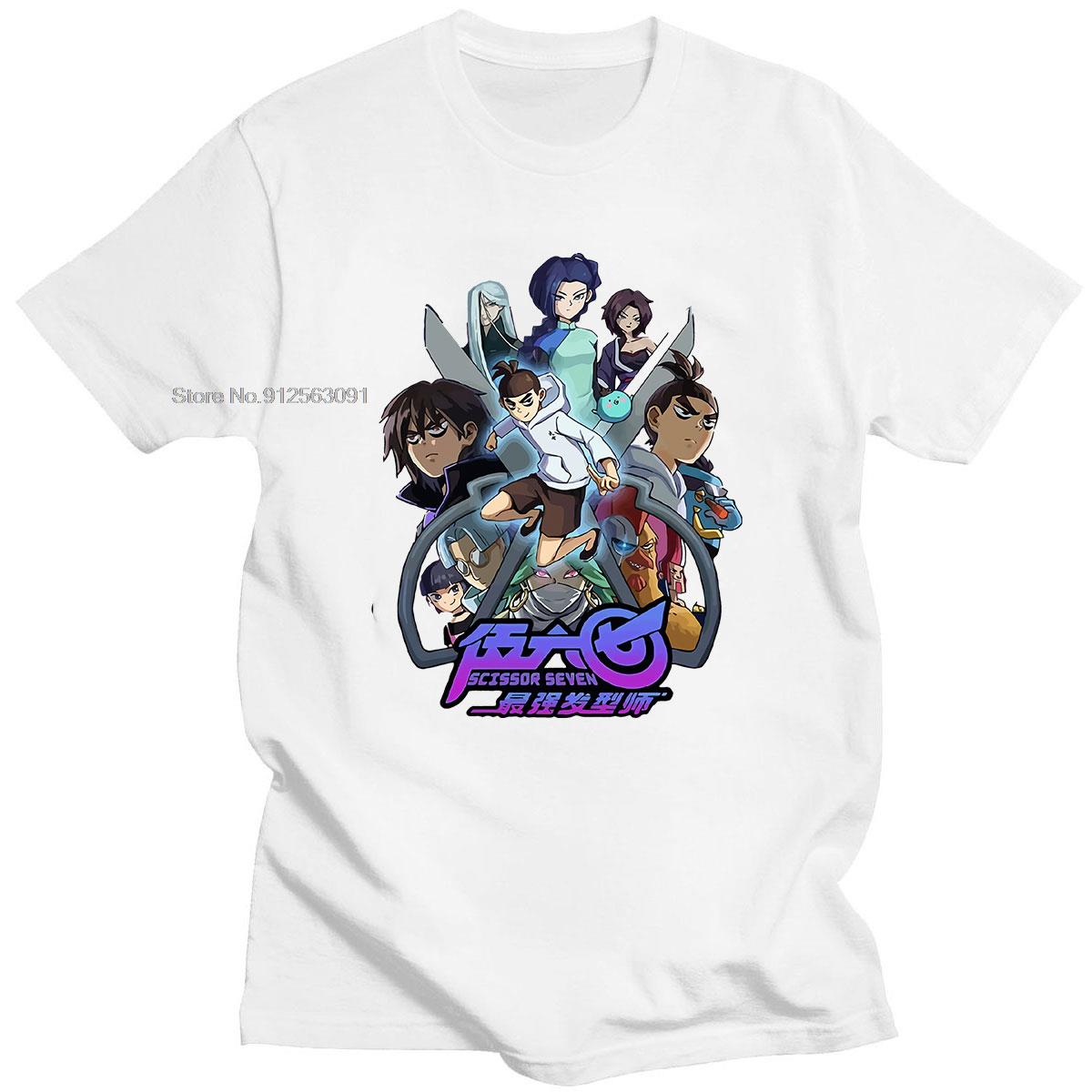 

New Clothing Scissor Seven Streetwear Fashion Tshirts Harajuku Casual Tees Daily Comfortable Streetwears Trip Wears S