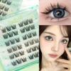 Glue Free Manga Lashes With Jelly Glue Strips 3D False Eyelashes Cat Elf Eyelashes  Party Supplies