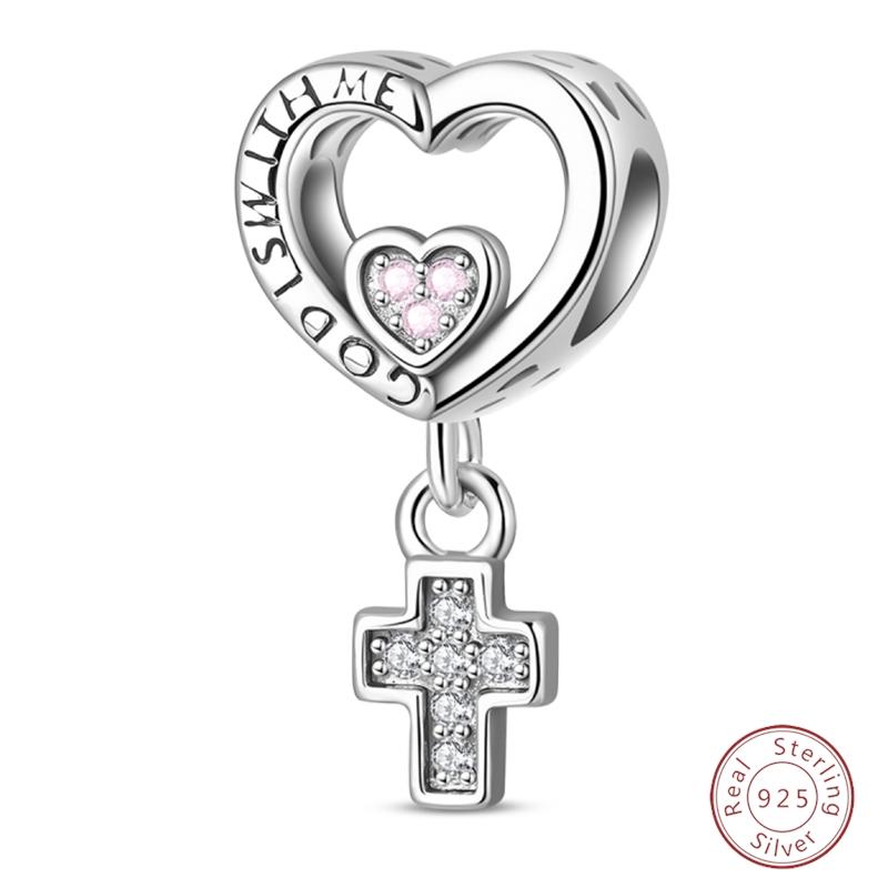Lucky Copper Devil'S Eye Angel Cross Charms Beads Suitable For Wedding Party Diy Original Exquisite Jewelry Gifts