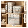 Große Kapazität Kleideraufbewahrungstaschen Saisonale Winterkleidung Organizer Transparente TPU Staubdichte Schrankorganisation Würfelform
