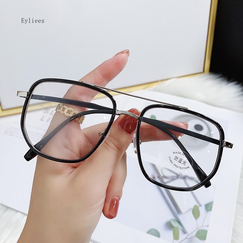 New Style Men Women Eyeglass Frames Polygon Shape Anti Blue Light Woman Glasses TR90 Material Glasses Trendy Óculos