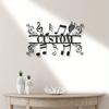 Custom Metal Music Note Wall Decor Hanging Sign for Home Living Room Musical Art Sculpture Gift