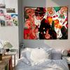 Anime Toilet Bound Hanako Kun Anime Tapestry Hippie Flower Wall Carpets Dorm Decor Cheap Hippie Wall Hanging
