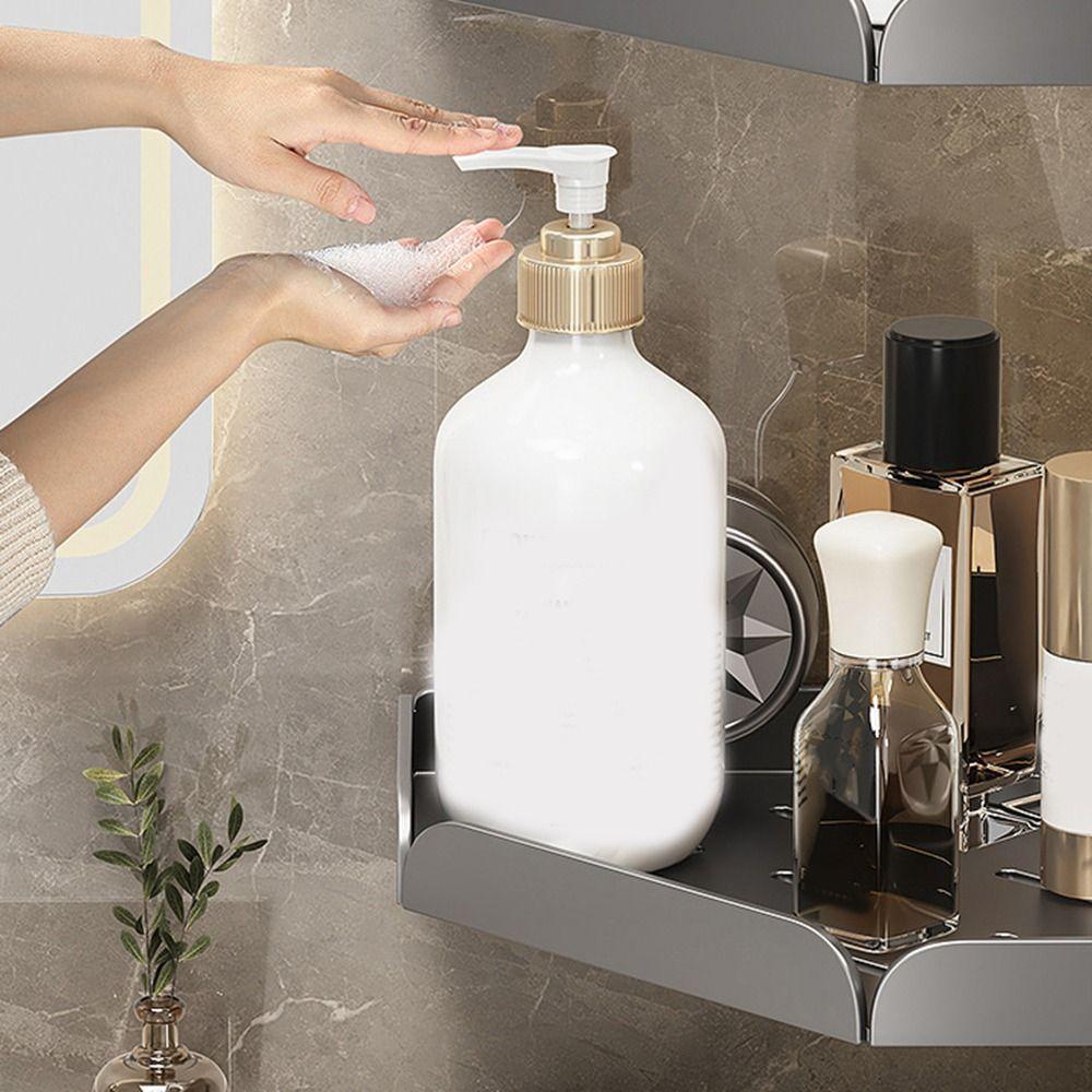 Moisture-proof Bathroom Corner Rack Carbon Steel Corner Storage Shelf Shower Shampoo Rack Kitchen