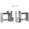 Concrete Grey Desk 106 x 41 x 88.5 cm Particleboard