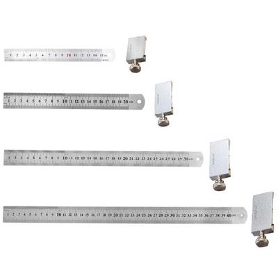 15/20/30/40cm Metal Measuring Marking Gauge with Slide Stop Carpentry Square Woodworking Tool Carpenter Scribing Ruler