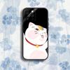 Natsume Y-yuujinchou Nyanko Phone Case For iPhone 17,16,15,14,13,12,Pro,Max,Plus,E,SE4,Air,Mini Black Soft Box