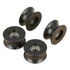 4Pcs 0840UU U Type U-Groove Pulley Roller Guide Wheel 8x40x20.5mm Pulley Wheel Poleas Para Cuerdas