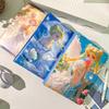 A5 Anime PU Leather Binder Album: Pretty Soldier Girls Notebook with Color Pages