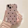 3d różowe serce z motywem miłosnym stojak miękki śliczny futerał na telefon dla Iphone 14 13 12 11 Pro Max list tylna pokrywa dla Iphone 13 modne etui