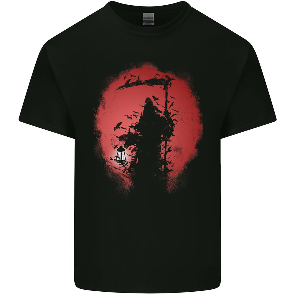 Afterlife Grim Reaper Death Gothic Skull Kids T-shirt Childrens M