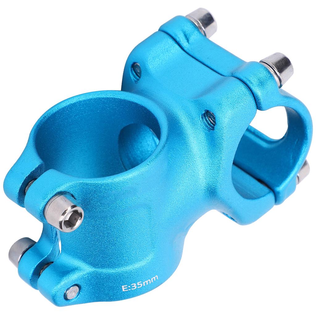 25.4x35mm LUNJE Aluminium Alloy Hollow Bicycle Short Handlebar Stem Children Bike CyclingBlue