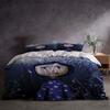 Halloween Coraline Premium Duvet Cover Set, Quilt Cover Soft & Breathable,Wrinkle Resistant, Hidden Zipper and Corner Ties Christmas Gift.