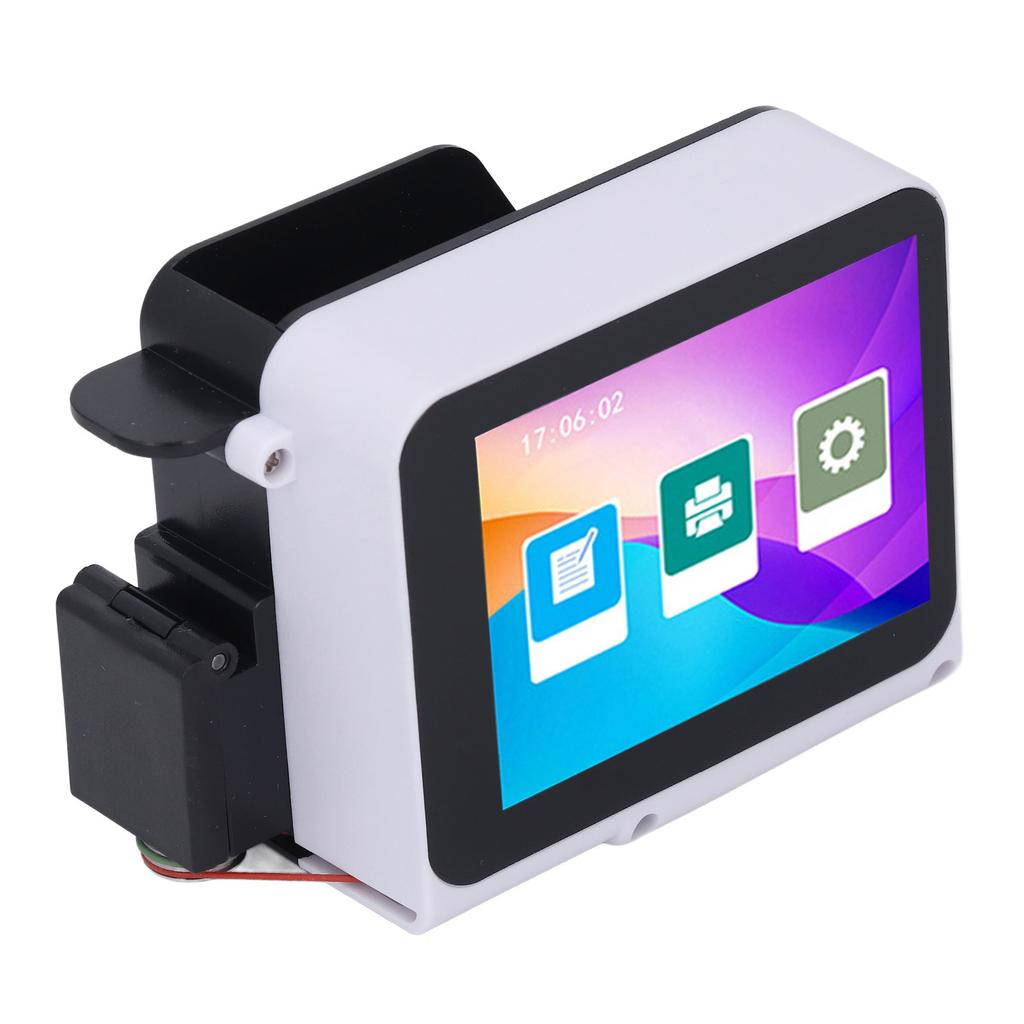 Handheld Inkjet Printer 12.7mm 600dpi 28 Languages Portable Printing Machine with Ink Cartridge for Barcode Data Image