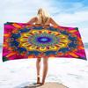 Oversized Microfiber Beach Towel,Quick Dry Sandproof Compact, Beach Gear Stuff Travel Lighterweight Towels for Camping Picnic