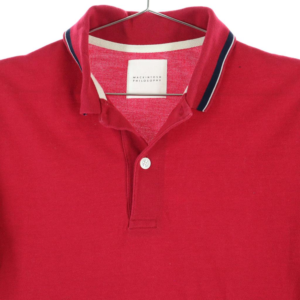 Schönheitsprodukte MACKINTOSH PHILOSOPHY Linie Kurzarm-Poloshirt M Rot Herren Gebraucht