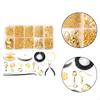 Jewelry Making Kit Findings Eye Pins Open Jump Rings Metal Pliers for Adults