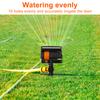 Automatic Swing Lawn Water Sprinkler 16 Hole Uniform Watering Oscillating Adjustable Spray Filter Garden Grass Irrigation