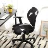 Universal Stretch Spandex Split Seat Cover Anti-dust Elastic Office Chair Cover Removable Seat Protector Armchair Slipcovers