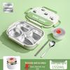 316 Stainless Steel Insulated Bento Lunch Box for First-Grade Girls, Four Compartments, Perfect for School.