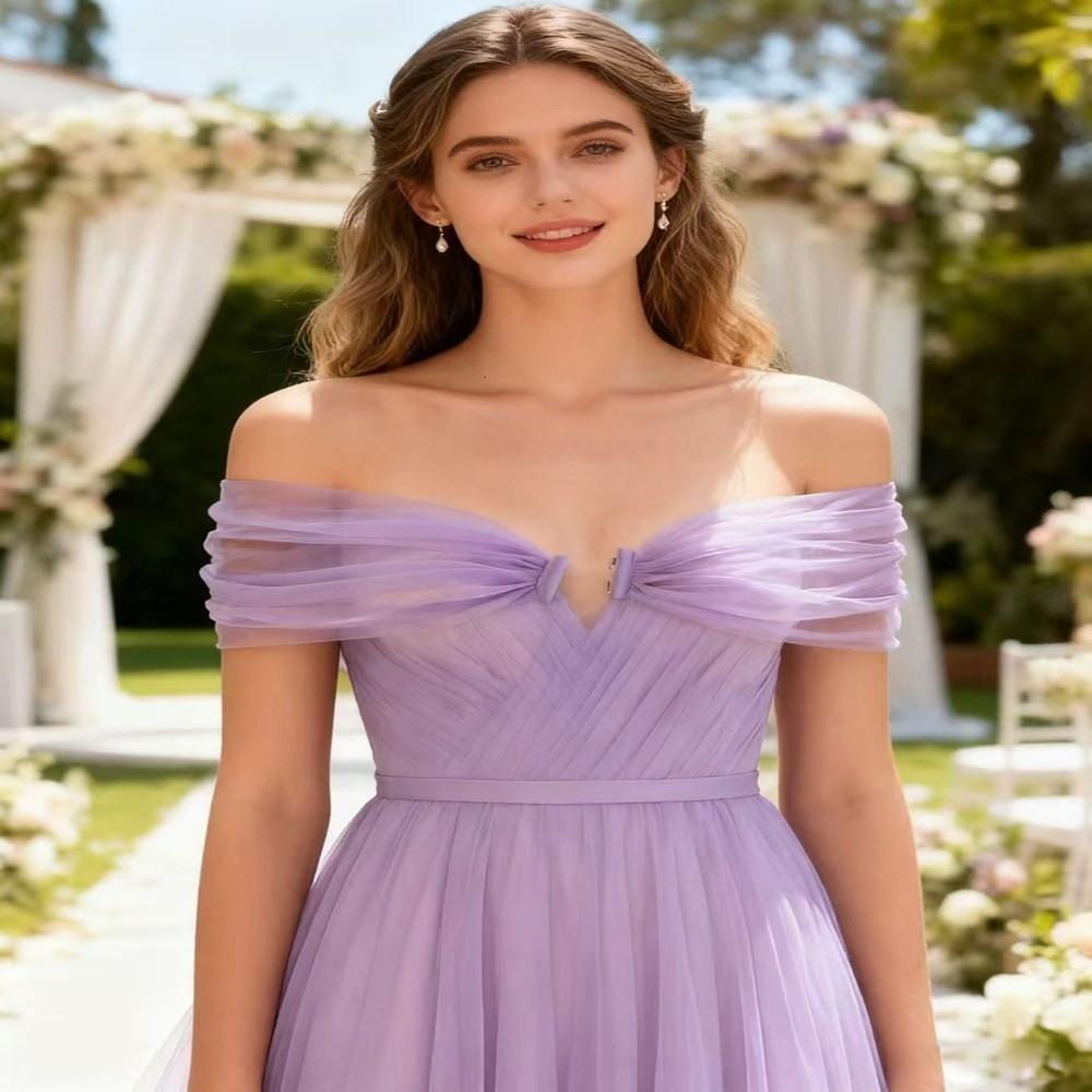 

Removable Shoulder Straps DIY Bridal Wedding Dress Accessories New Wedding Chiffon Arm Straps фіолетовий