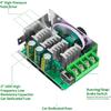 7-70V 30A PWM DC Motor Speed Controller, Adjustable PWM Motor Controller Switch 30A Variable Motor Speed Regulator