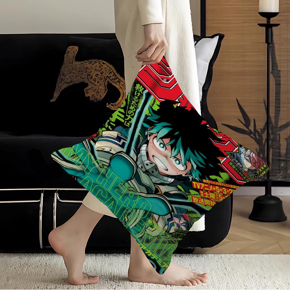 

My Hero Academia Kaminari Denki Pillowcase toon Gift Cushion Cover Bedroom Home Sofa Chair Seat Decor pillow case 30x30cm