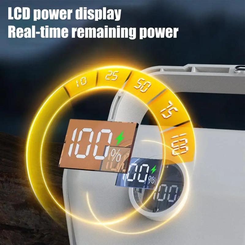 LED Camping Lantern Waterproof Solar Lights Foldable Fishing Flashlight Outdoor Lamp Tool For Hiking Backpacking Power Outages