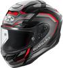 OGK KABUTO ZESTAL Motorcycle Flat Size 2130323 F-17 Helmet, Black/Red, L,