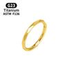 G23 Titanium Cut Rhombus Layer Stainless Steel Nose & Lip Ring 6-12mm 16G