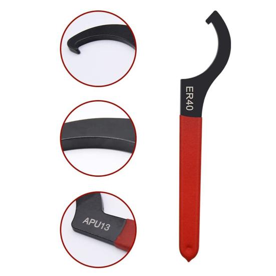 6Pcs Coilover Spanner Wrenches Rustproof Corrosion Resistant Shock Adjustment C-Shape Spanner Hook Wrench Tools