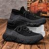 Fashion 2025 New Fashion Trend Men's Shoes Outdoor Casual Shoes Thick Soled Comfortable Fly Woven Design Lightweight Soft sole Sneakers