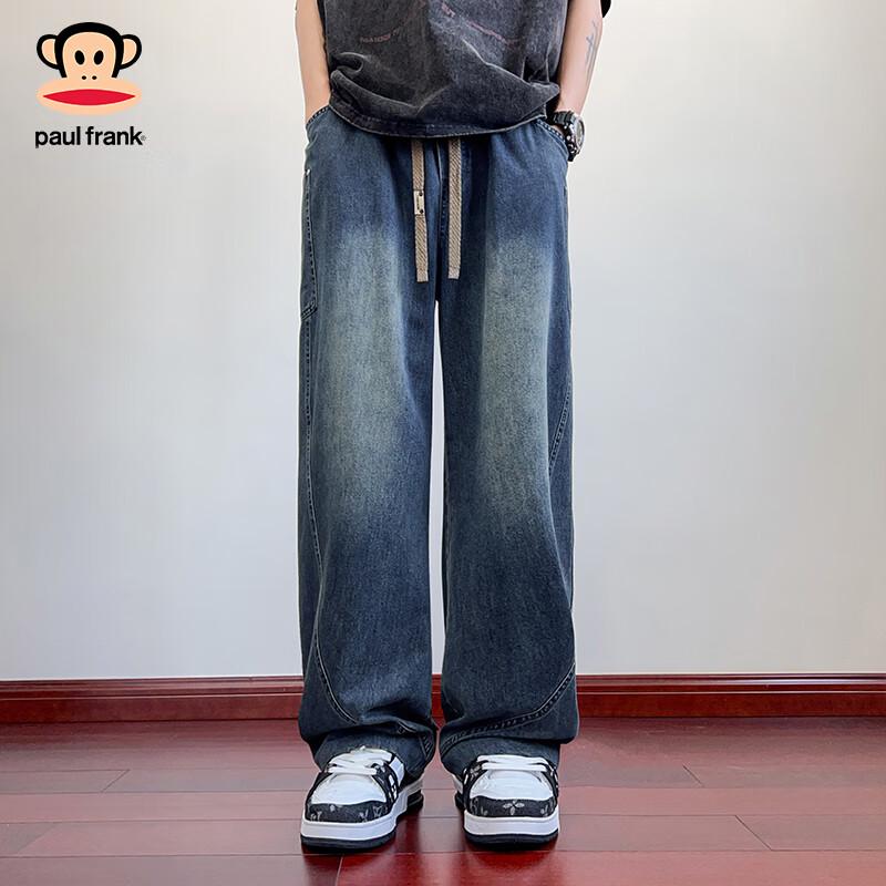 Paul Frank Men's Summer Loose Straight-Leg Denim Jeans