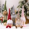 Faceless Gnome Christmas Dolls with Long Hats In Pink, Grey, and White