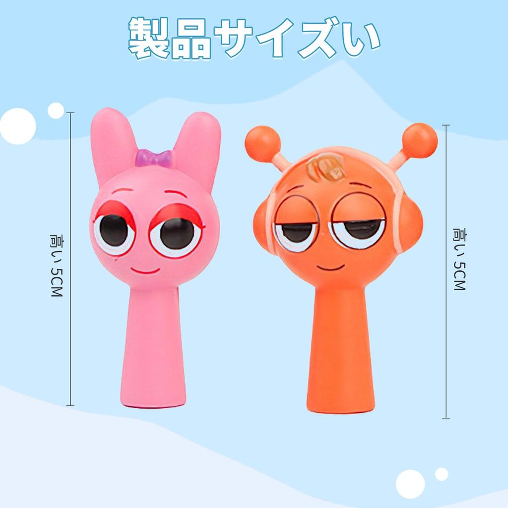 Aninako Spranky Figurka Model - Kolekce Herních Postav Mini Hračka - Spranky Hračka - Výška 4-5 cm (Sada 24)