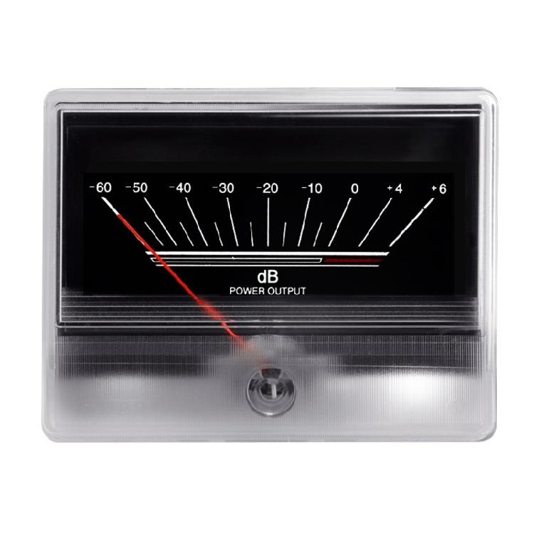 High Precision DB VU Meter Power Discharge Mechanical Flat Meter with Backlights