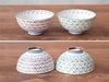 Tableware East Lightweight Porcelain Rokubei Tea Mesh Small Flower Set of 2 Japanese Tea Japanese Tea Tea Tea Rice Lightweight Tableware Bowls,