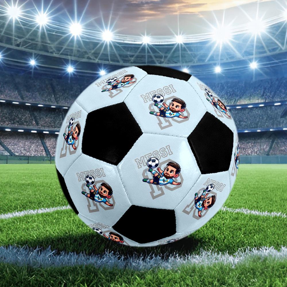Customize Your Picture of a Size 5 Soccer Ball, Machine-stitched, Suitable for Indoor/outdoor Training and Matches.