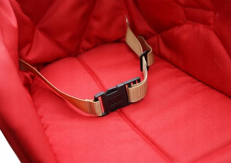 Wooden Sled With Backrest And Mattress For Children, Traditional, Solid Pl