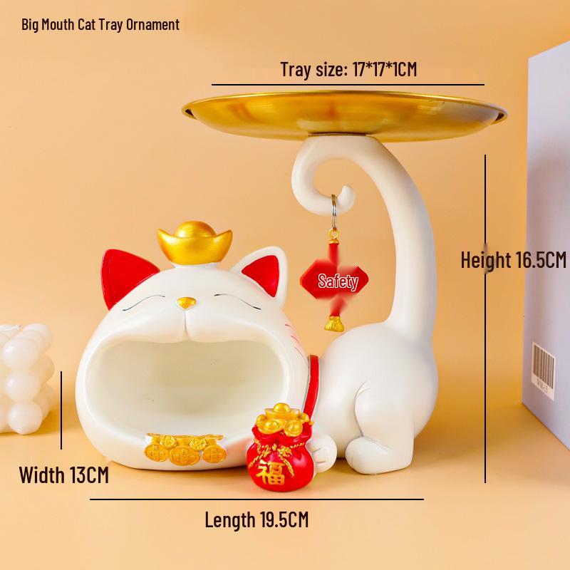 "Modern Light Luxury Hat Girl Dressing Table Tray for Home Decoration and Storage"