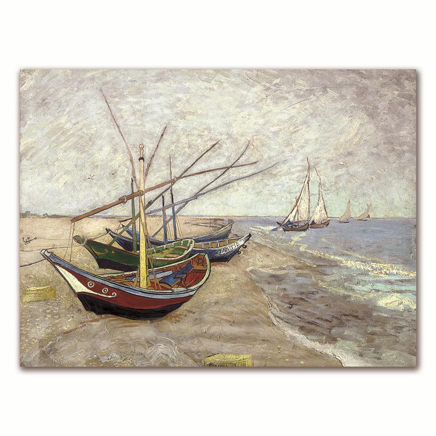 Van Gogh Oil Painting Posters Works Sunflower Apricot Abstract Canvas Art Print Painting Picture Wall Decoration Murals