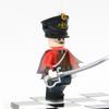 Minifigurka Miniatura | Napoleonské války | Ruská císařská garda husar | stavební hračky | MOC minifig | Nové 018