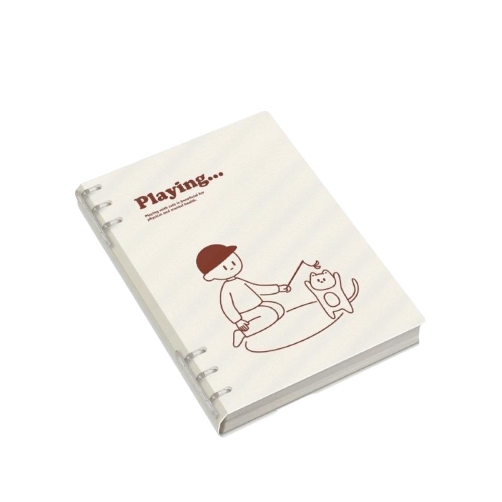 Puppy Binder Notebook A5/B5 Note Book Cute Loose-leaf Notebook  Student Office Stationery