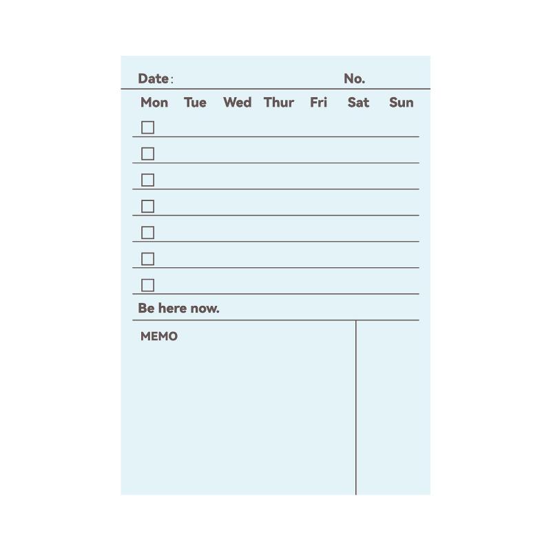 Gift Planning Book Simple Note Thickened Student Vocabulary Creative Monthly Summary Marked Tearable Kawai Stationery Lovely