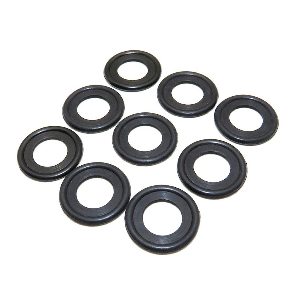 Oil Drain Plugs  Gasket Rubber Washer Wear Resistant Gasket Oil Drain Washer set Car Maintenance Gasket 10pcs for 12/14